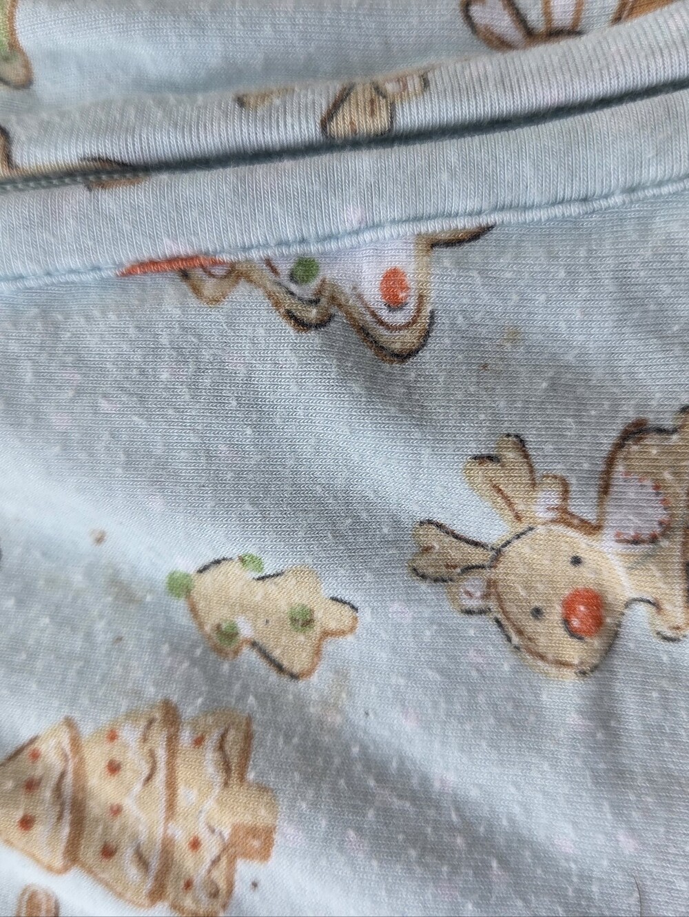 Angel Dear Bamboo Viscose Footie Pajamas Sleepsuit 9-12 Months Holiday Christmas - Picture 10 of 11